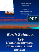 Lecture Outlines Powerpoint: Earth Science, 12E