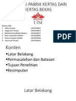 Industri Pabrik Kertas Dari Kertas Bekas