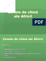 Zonele de Clima