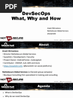 DevSecOps What, Why and How