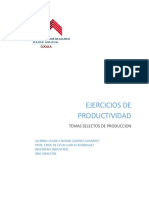 Ejercicios de Productividad 