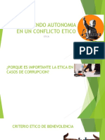 Ejerciendo Autonomia en Un Conflicto Etico