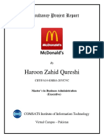 Haroon Zahid Qureshi: Consultancy Project Report
