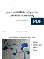 Talk - Spatial Data Integration Over Time - Case Study