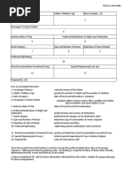 Travel Information Slip