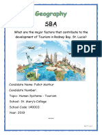 Geography Form 4 SBA