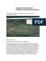 Levantamiento Topográfico para Redes de Acueducto Por Sistema de Gravedad para Riegos de Cultivo