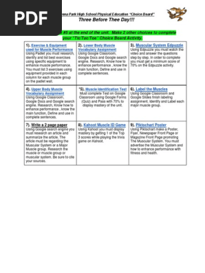 choice board