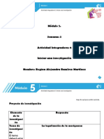 Módulo 5.: Actividad Integradora 6. Iniciar Una Investigación