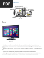 Partes Externas de Una Computadora y Sus Características