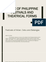 Music and Festivals of the Philippines