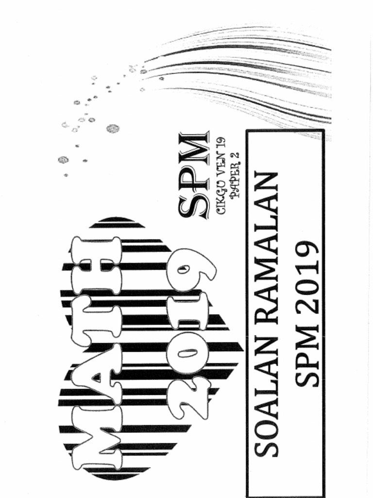 Soalan Ramalan Kertas 2 Spm 2019 Pdf