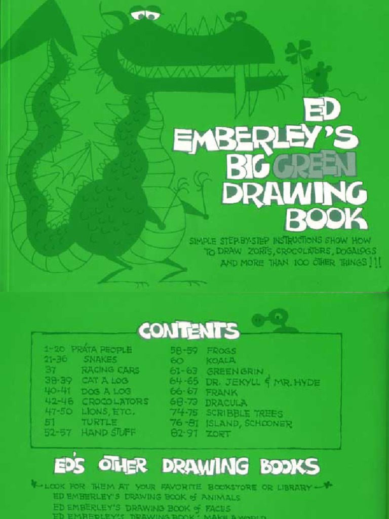 Ed Emberleys Big Green Drawing Book PDF | PDF