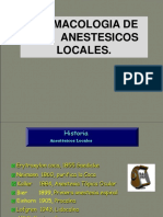 Farmacología de los anestésicos locales: historia, estructura y mecanismo de acción