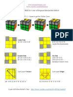 Patterns in Rubix Cube