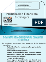 Planificacion Financiera Estrategica Presentacion Powerpoint