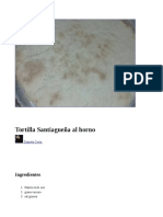 Receta Tortilla Santiagueña Al Horno