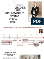 El Gobierno Democratico de Jose Luiz Bustamante 