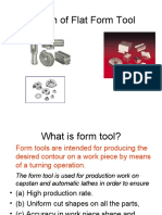 Design of Flat Form Tool