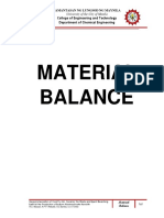 6R08 - Material Balance