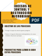 Procesos de control microbiano