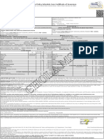 Chola MS: Motor Policy Schedule Cum Certificate of Insurance