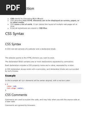 Css