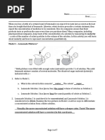 Molarity POGIL Key