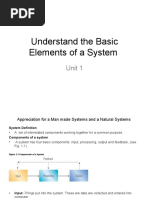 Unit 1 Understand The Basic Elements of A System Sys Dev