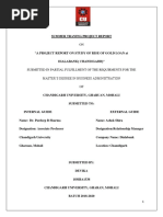 Summer Traning Project Report(18mba1538)