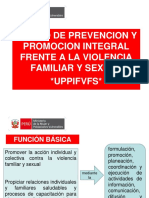 Unidad de Prevencion Y Promocion Integral Frente A La Violencia Familiar Y Sexual Uppifvfs