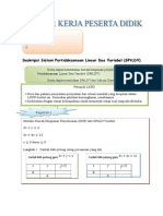 Deskripsi Sistem Pertidaksamaan Linear Dua Variabel (SPTLDV)