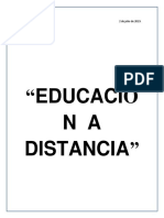 Educación A Distancia