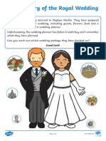 Royal Wedding Mystery Game