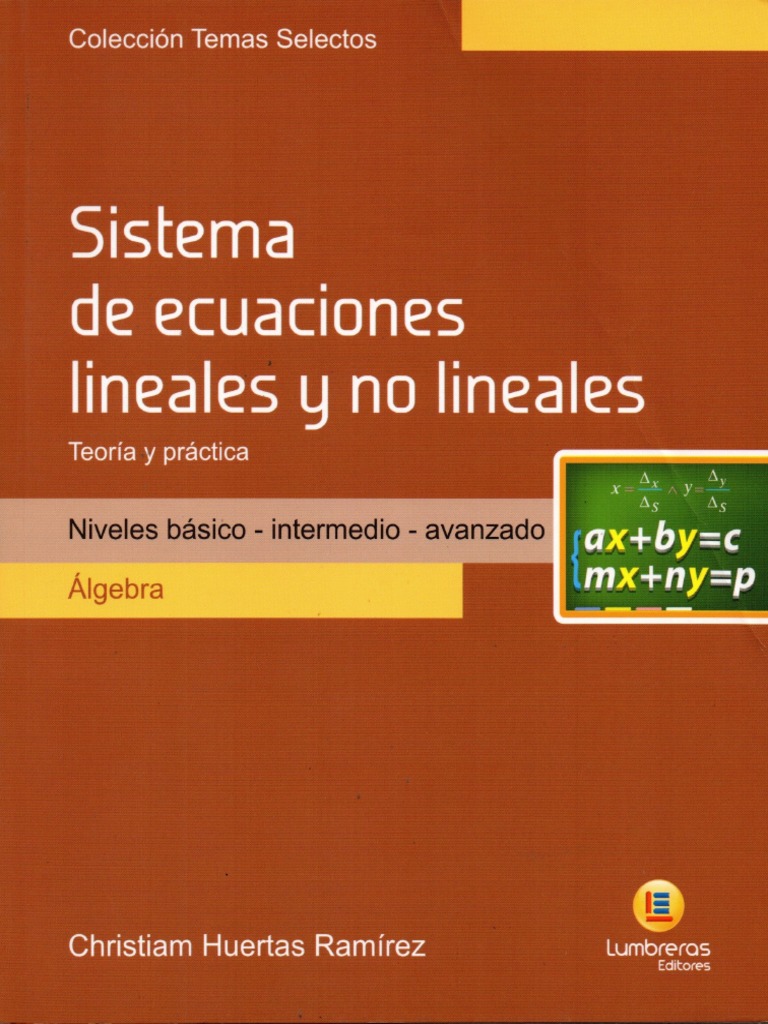 Lumbreras - Temas Selectos - Álgebra - 00 - Sistema de Ecuaciones ...
