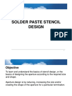 Solder Paste Stencil Design R. 00