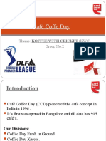 Café Coffe Day: Theme: Koffee With Cricket (KWC) Group No.2