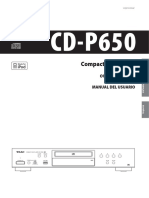 CD-P650Compact Disc PlayerOWNER'S MANUAL