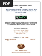 Download Project Report on mutual fund by Sunil Kumar Maurya SN43436527 doc pdf