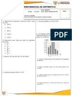 Examen Mensual Aritmetica Basico