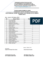 Daftar Hadir