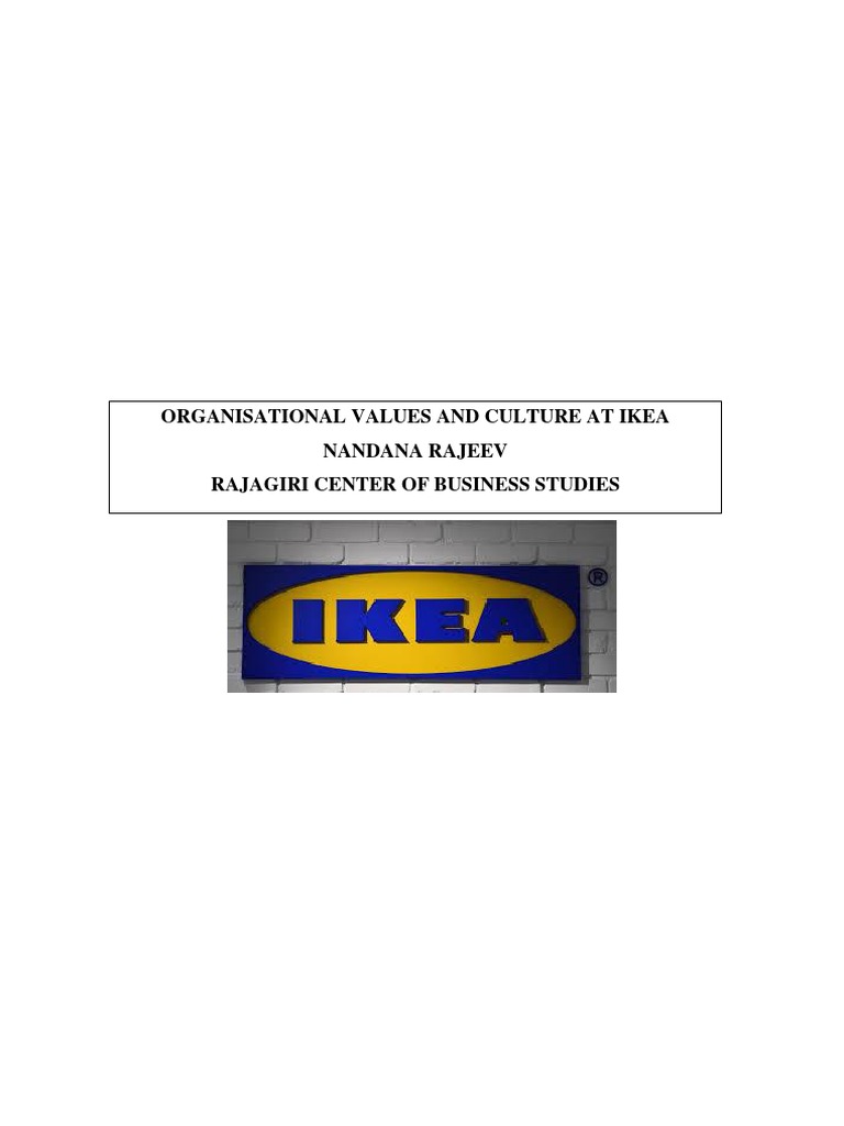 IKEA PDF Organizational Culture Value (Ethics)