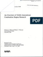 Combustion Engine Research: An Overview of NASA Intermittent