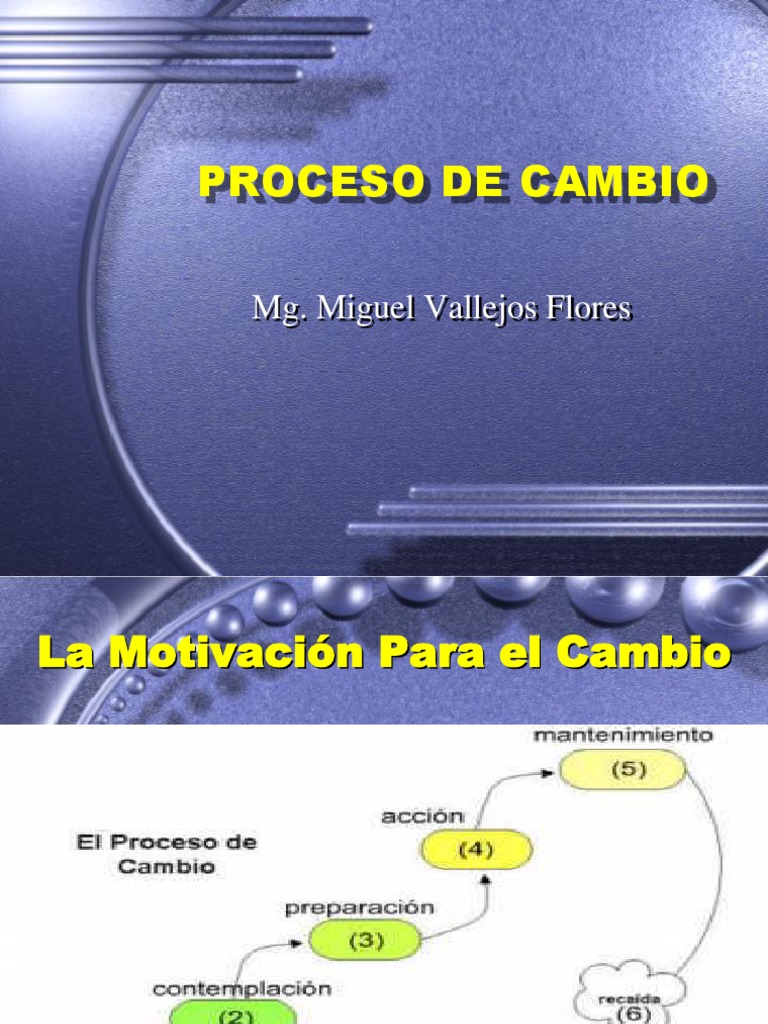 Proceso de Cambio en Adicciones | PDF | Motivación | Motivacional