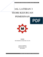 Soal Latihan 3 Teori Kejuruan Pemesinan