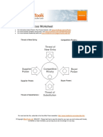 PortersFiveForcesWorksheet PDF