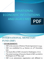 International Economic Institutions