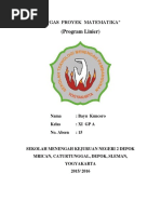 Tugas Proyek Matematika