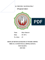 Tugas Proyek Matematika