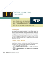 Problem Solving Uding Access 2007